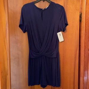 She + Sky New navy blue romper/shorts